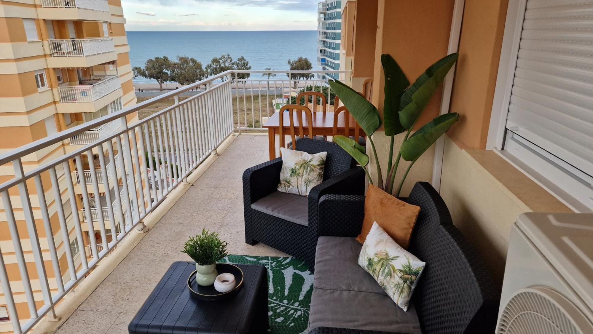 Apartamento 3 Habitaciones Con Piscina Y Vistas Al Mar เบนิสกัสซิม ภายนอก รูปภาพ