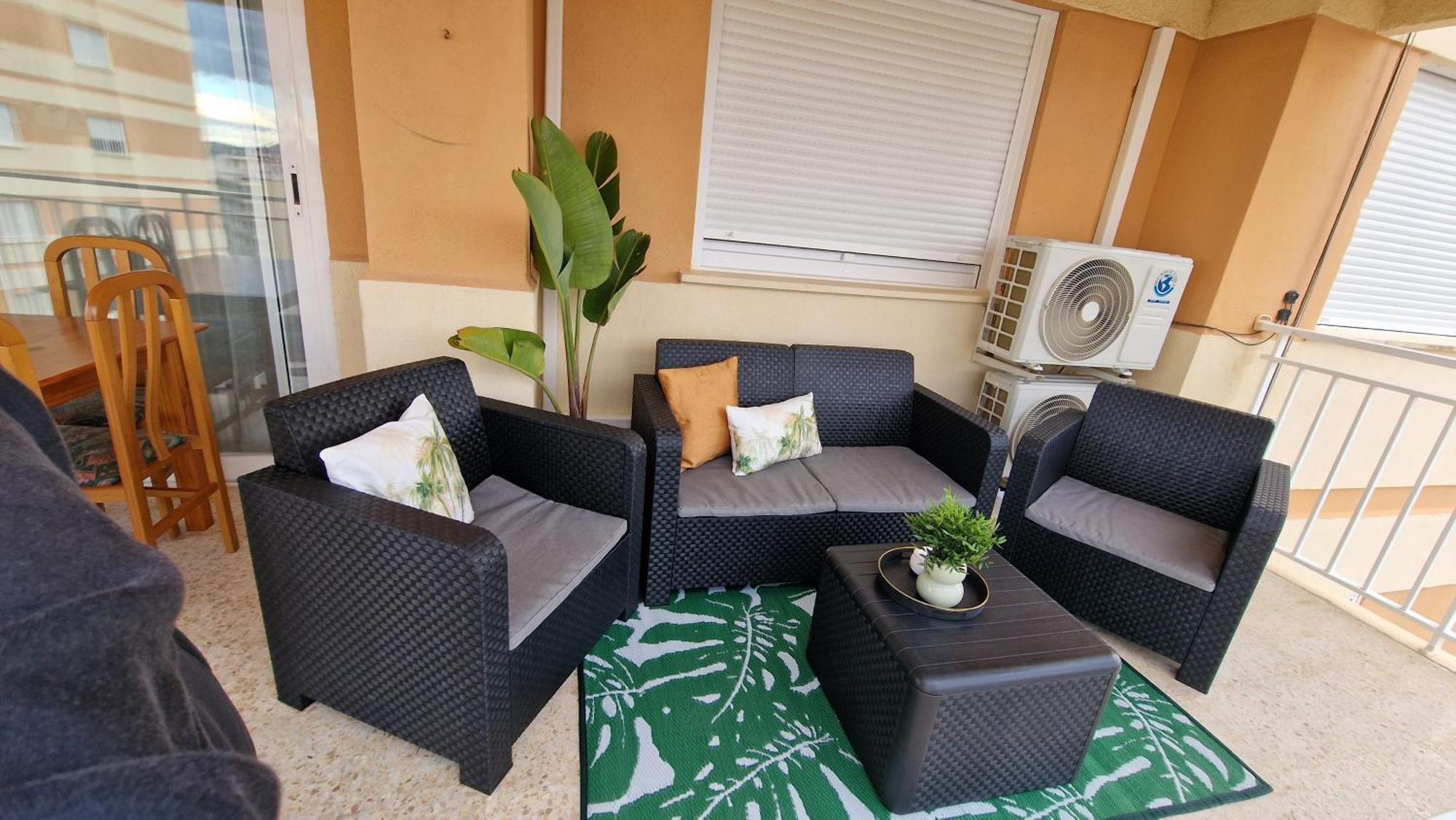 Apartamento 3 Habitaciones Con Piscina Y Vistas Al Mar เบนิสกัสซิม ภายนอก รูปภาพ